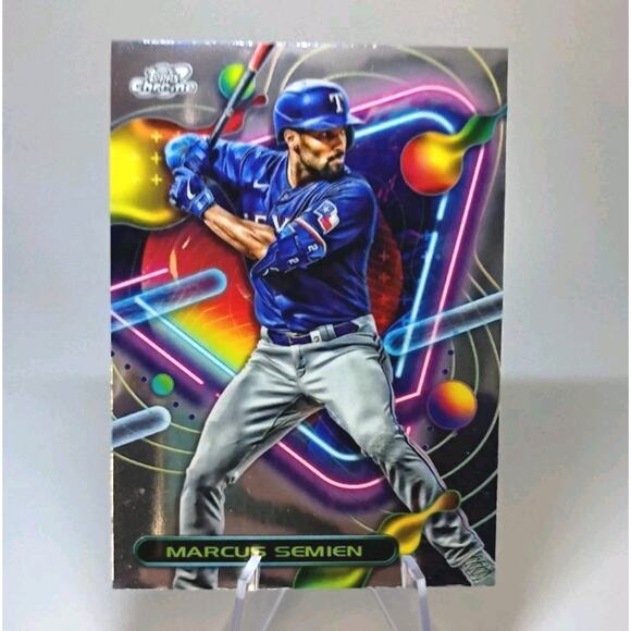 2023 Topps Cosmic Chrome - Marcus Semien #8 - Picture 2 of 5